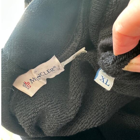 Moncler Genius 7 Fragment Hiroshi Fujiwara Black Backstage Pass Hoodie XL - Picture 10 of 16